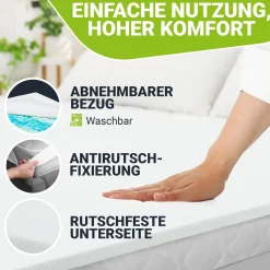 Orthopädischer Matratzentopper aus Memoryschaum