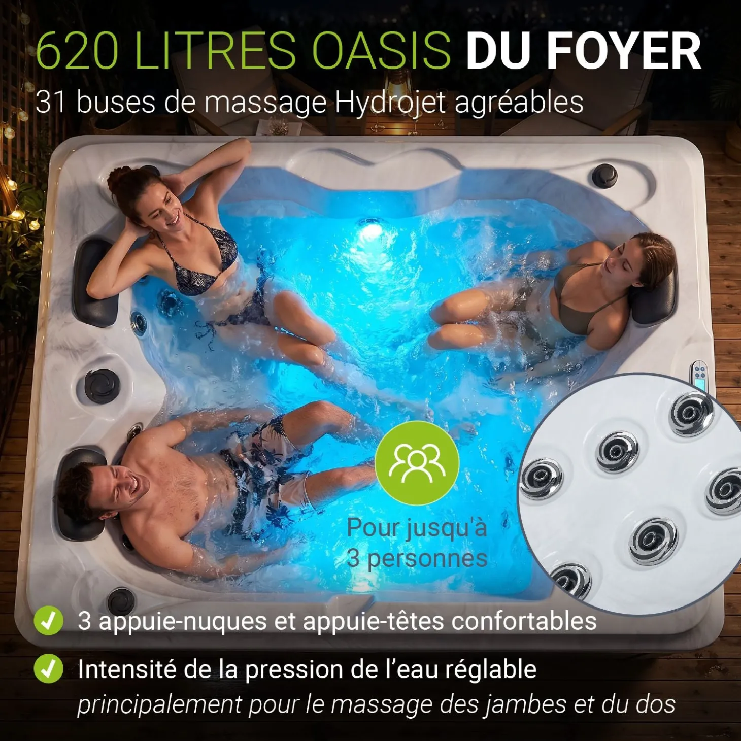 Outdoor Whirlpool Oasis