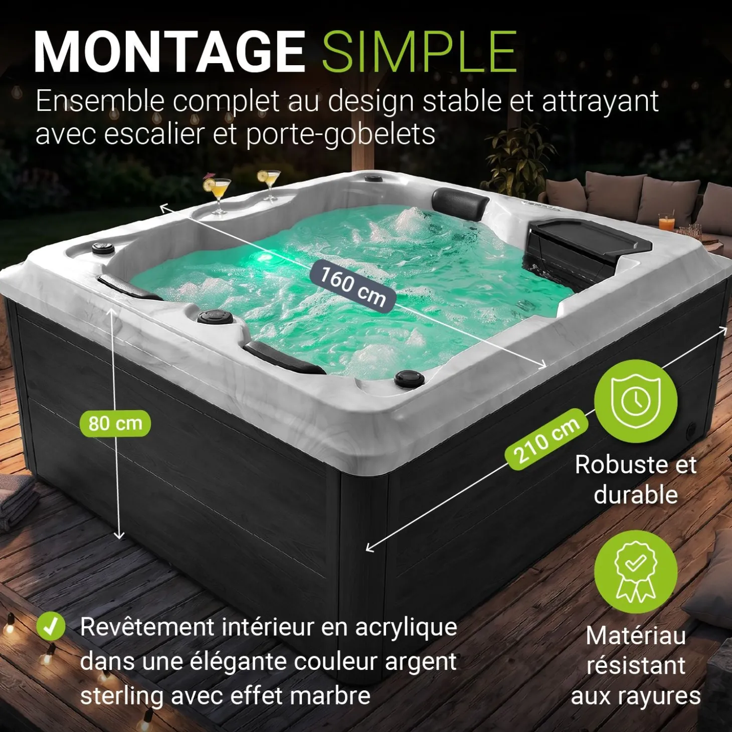 Outdoor Whirlpool Oasis