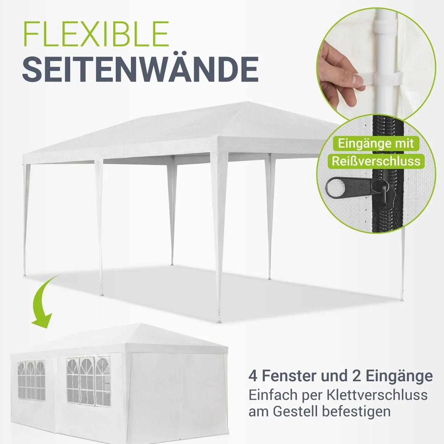 Partyzelt 3x6 m