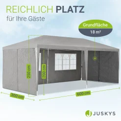 Partyzelt 3x6 m