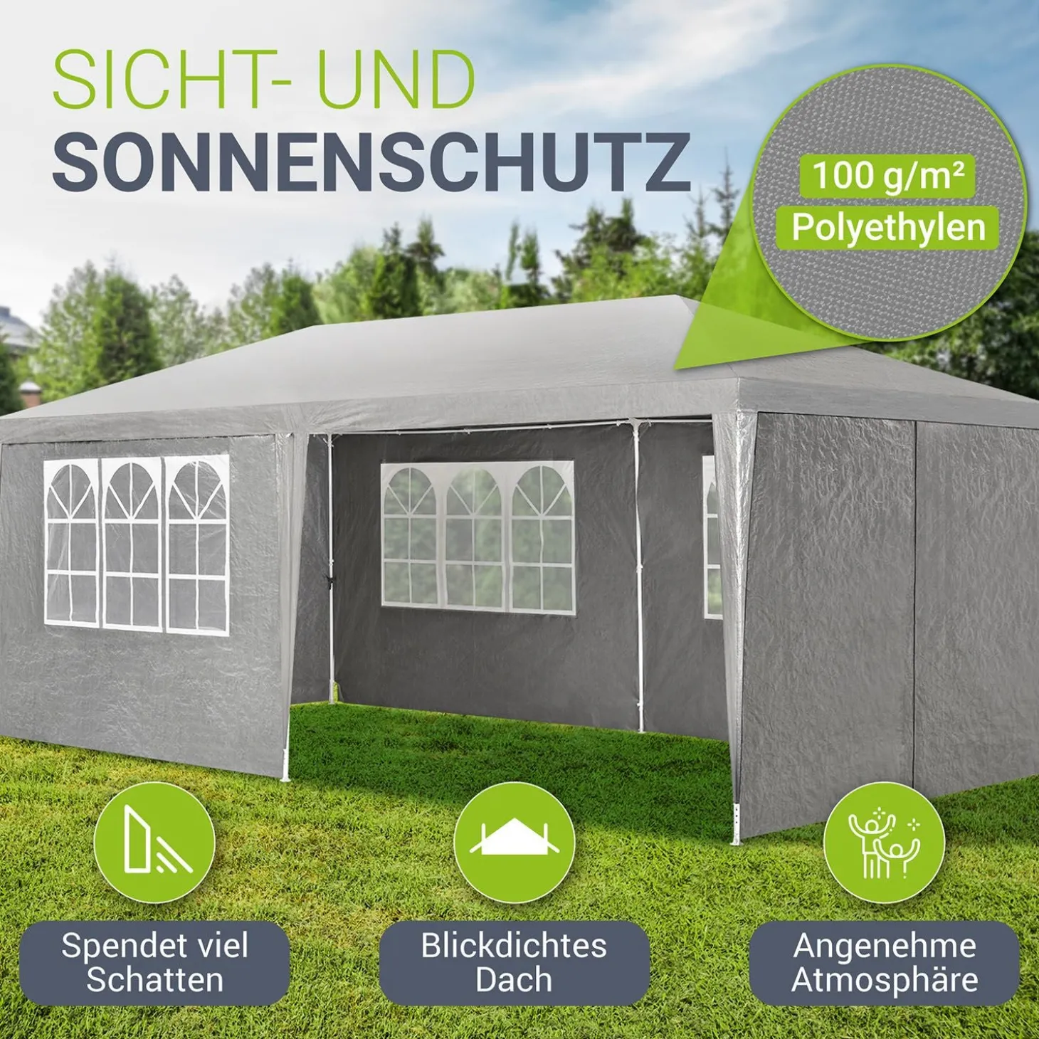 Partyzelt 3x6 m