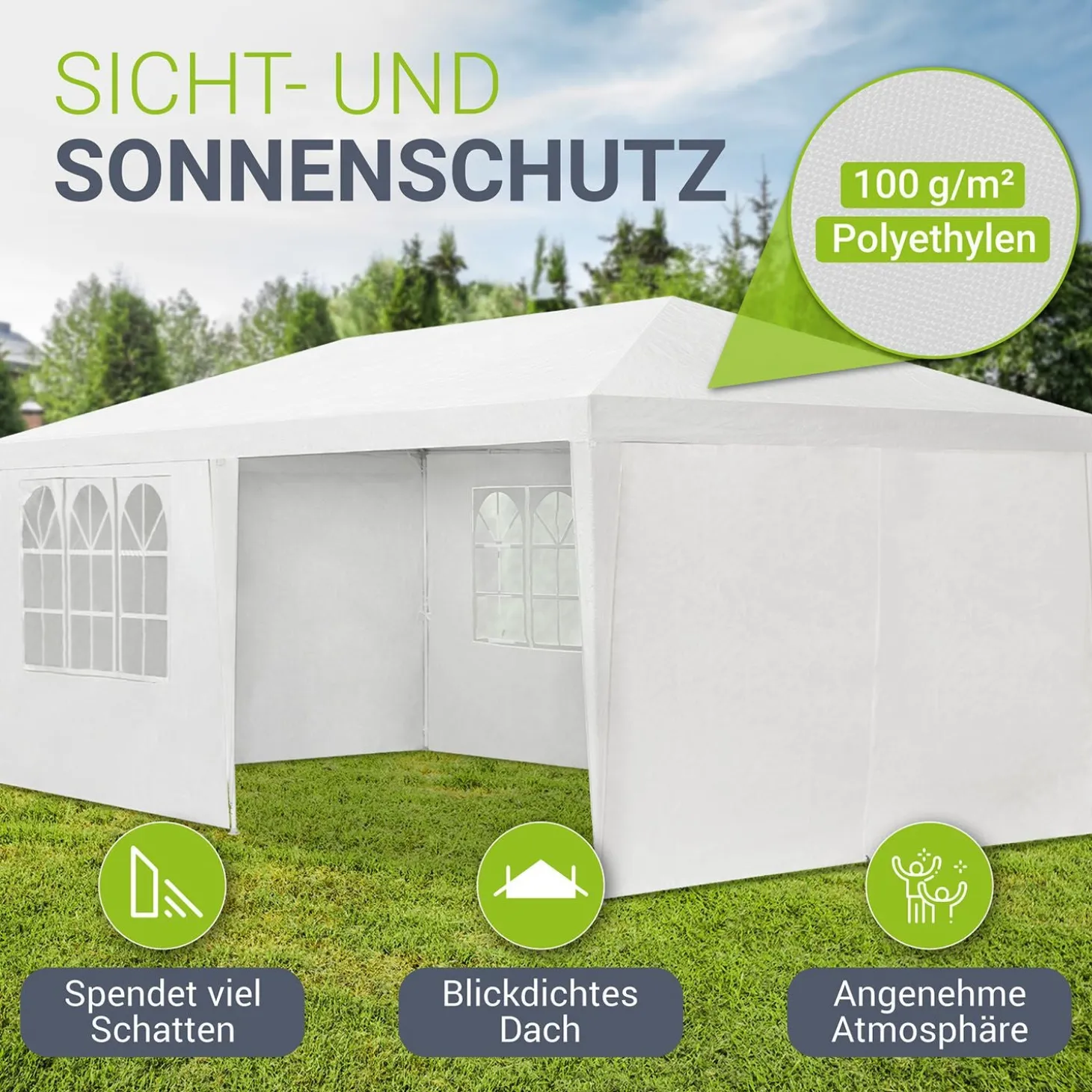 Partyzelt 3x6 m