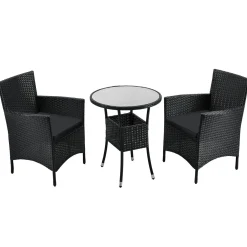 Polyrattan Balkon Set Bayamo