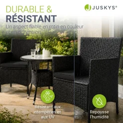 Polyrattan Balkon Set Bayamo
