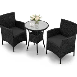 Polyrattan Balkon Set Bayamo