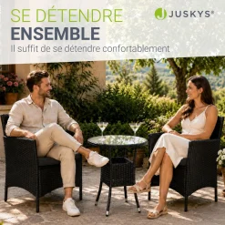 Polyrattan Balkon Set Bayamo