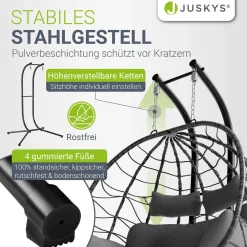 Polyrattan Doppelhängesessel Aria