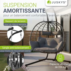 Polyrattan Doppelhängesessel Aria
