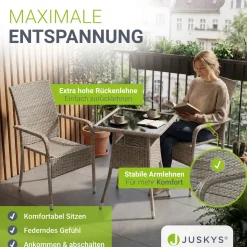 Polyrattan Gartenstühle Yoro