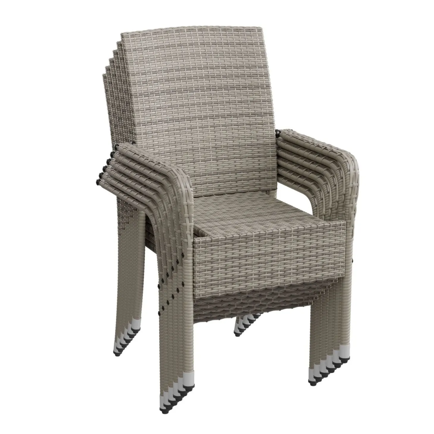 Polyrattan Gartenstühle Yoro