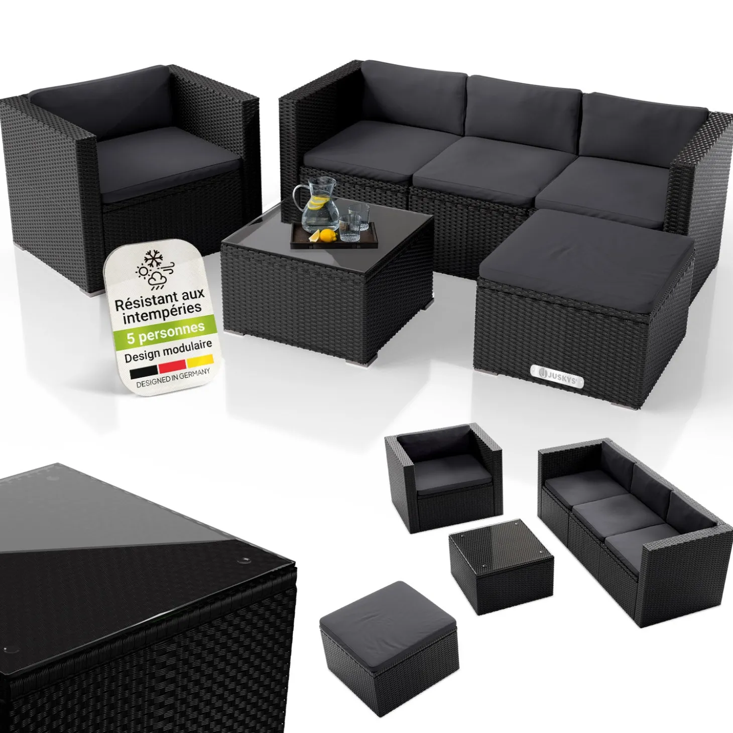 Polyrattan Lounge Punta Cana