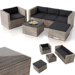 Polyrattan Lounge Punta Cana