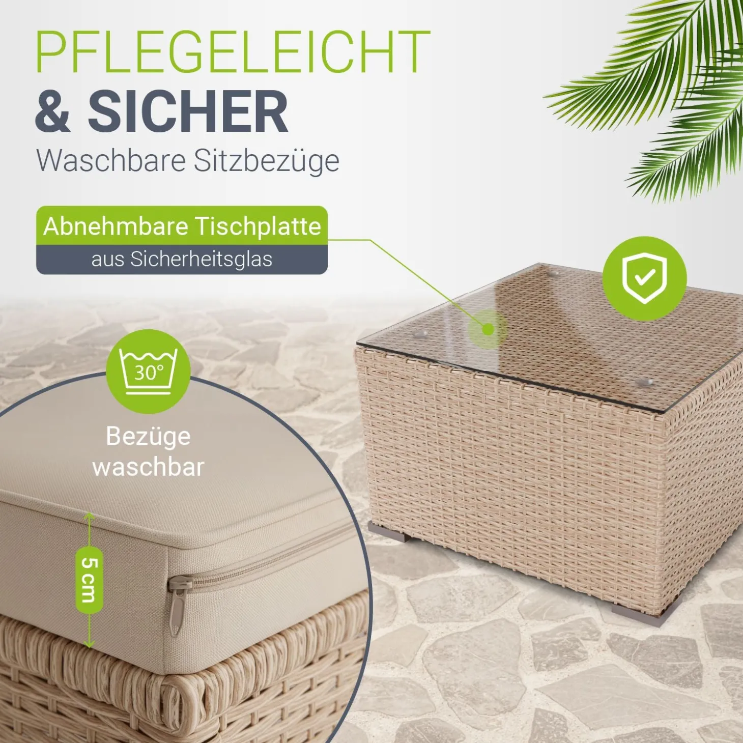 Polyrattan Lounge Punta Cana