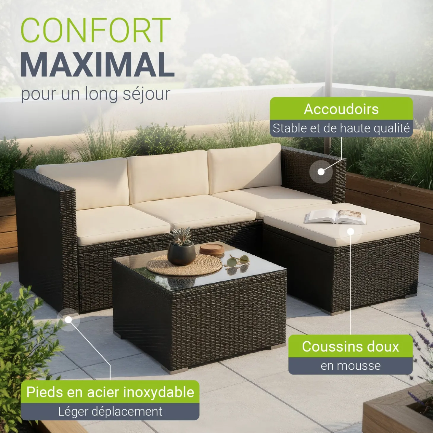 Polyrattan Lounge Punta Cana