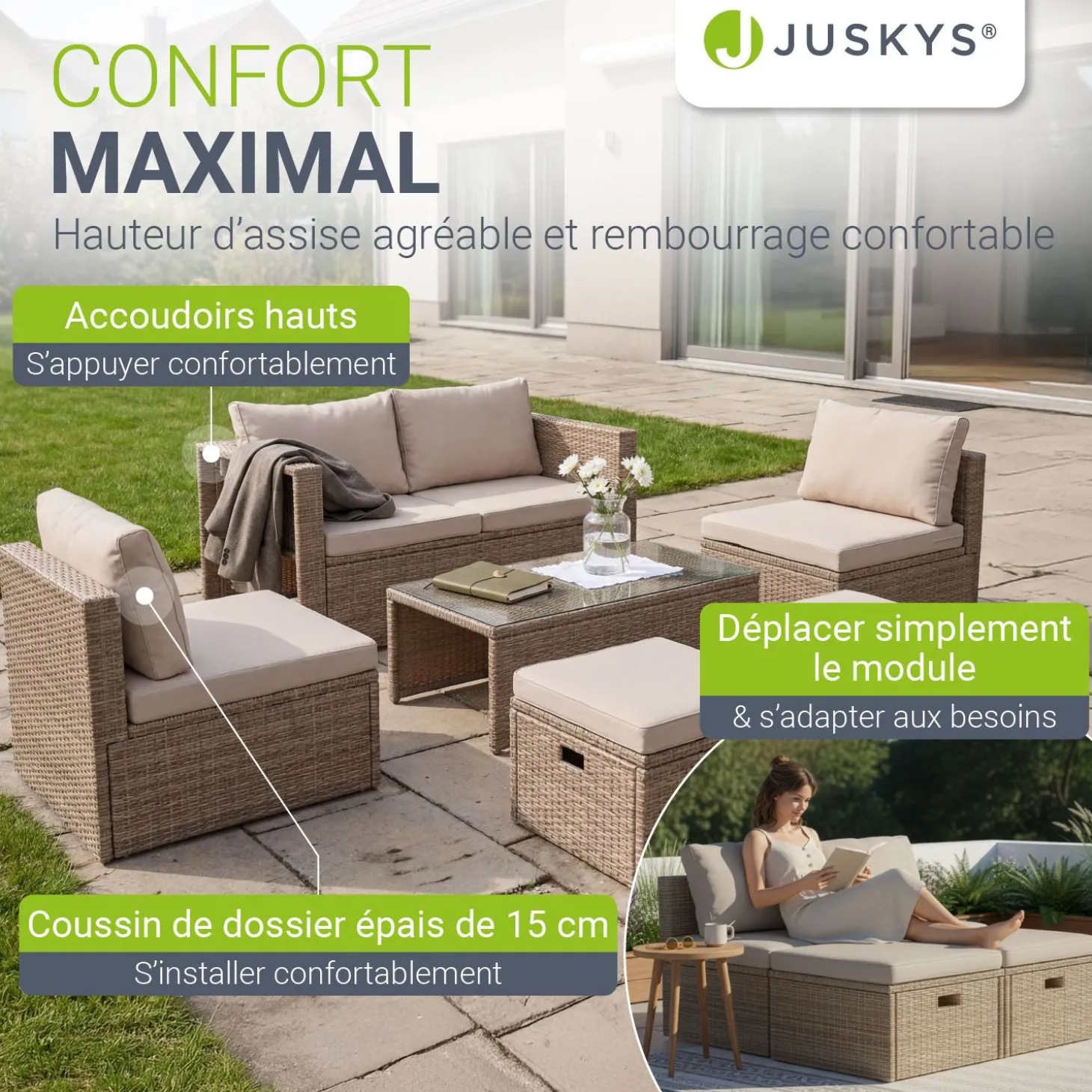 Polyrattan Lounge Salou