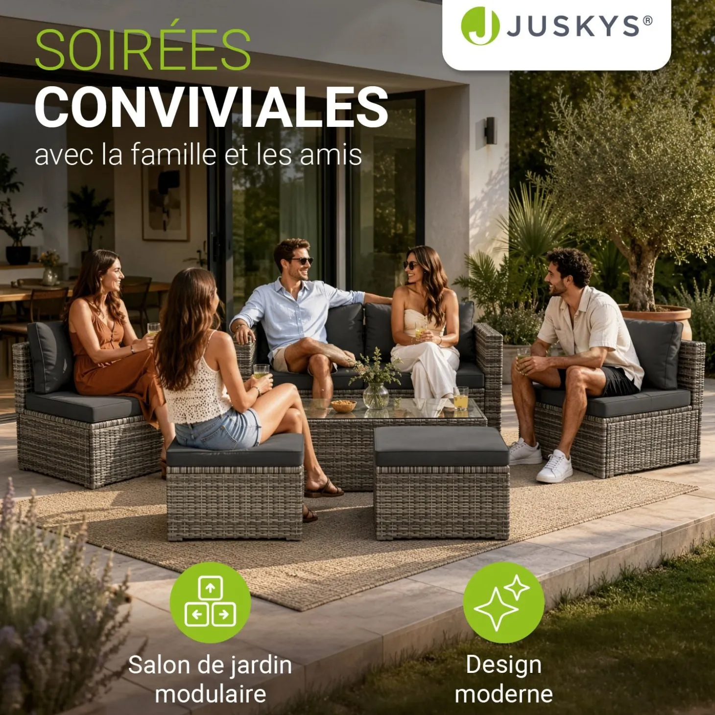 Polyrattan Lounge Salou