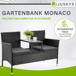 Polyrattan Sitzbank Monaco