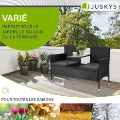 Polyrattan Sitzbank Monaco