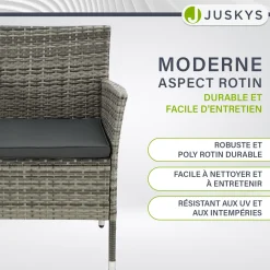 Polyrattan Sitzbank Monaco
