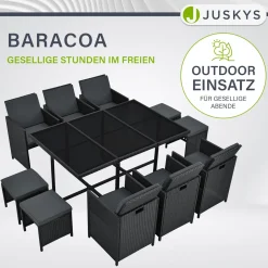 Polyrattan Sitzgruppe Baracoa