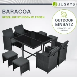 Polyrattan Sitzgruppe Baracoa
