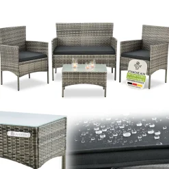 Polyrattan Sitzgruppe Fort Myers