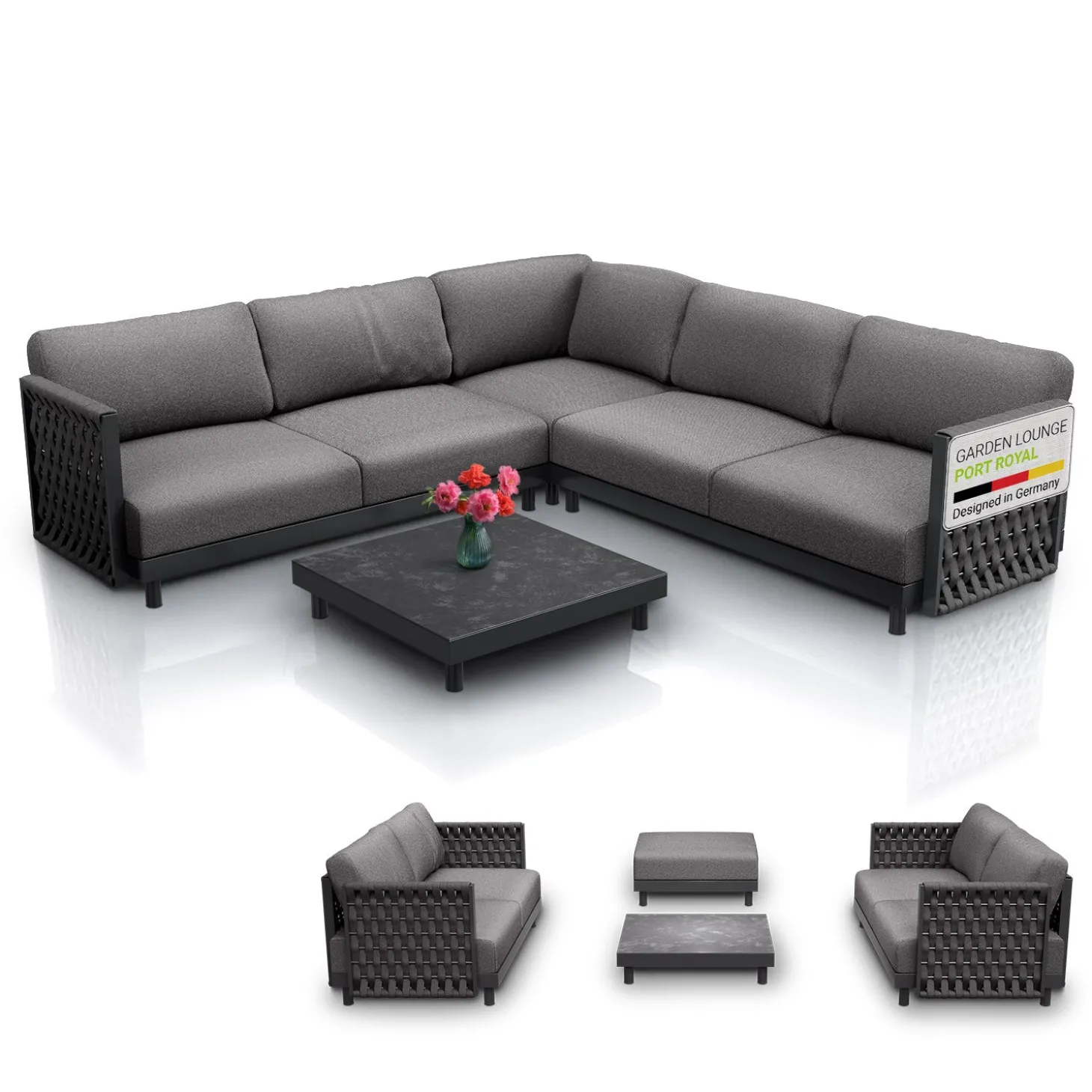 Premium Gartenmöbel Set Port Royale
