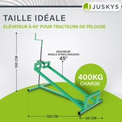 Rasentraktorheber bis 400 kg