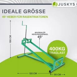 Rasentraktorheber bis 400 kg