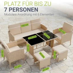 Rattan Sitzgruppe Turin