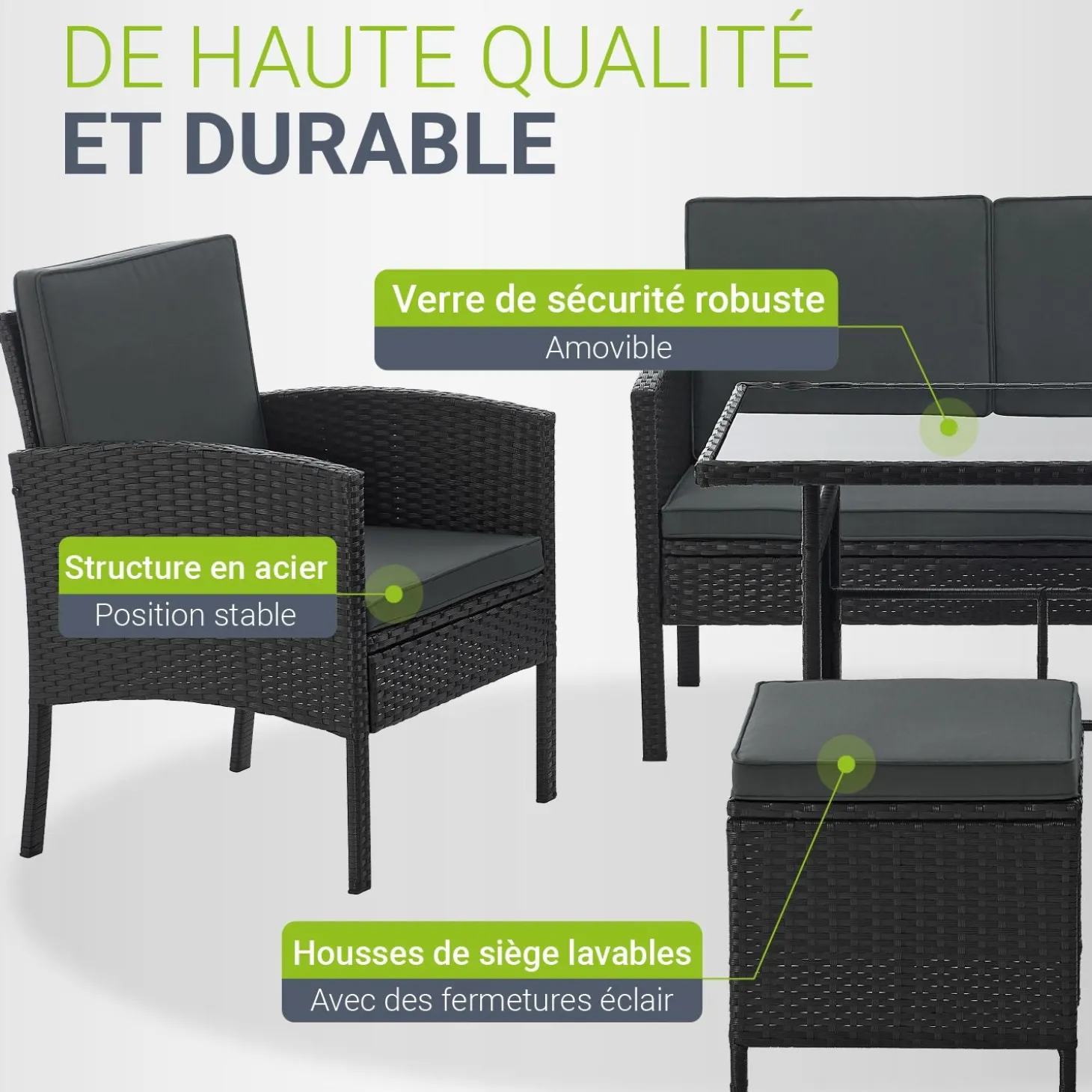 Rattan Sitzgruppe Turin