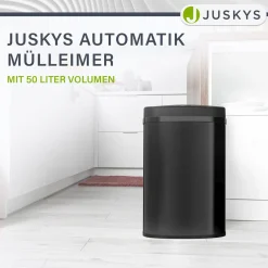 Rechteckiger Mülleimer mit Sensor