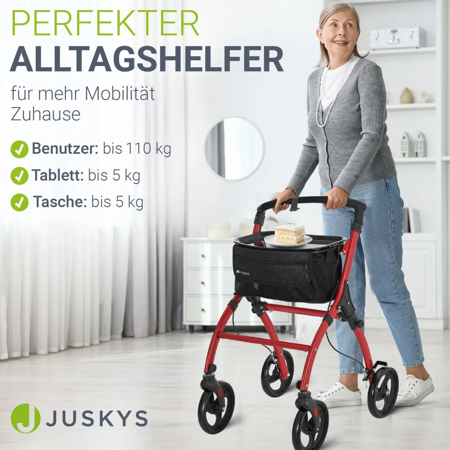Rollator für die Wohnung