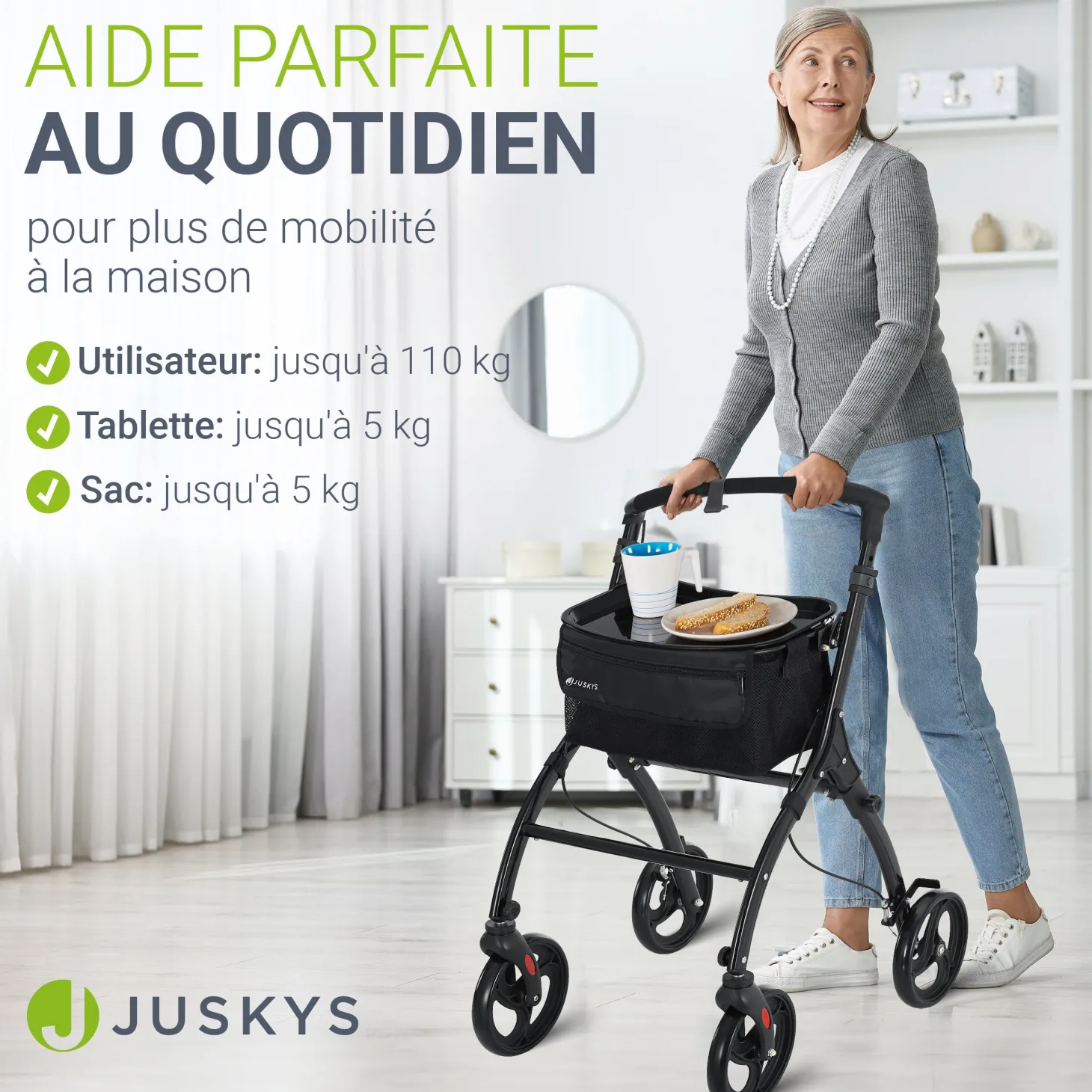 Rollator für die Wohnung