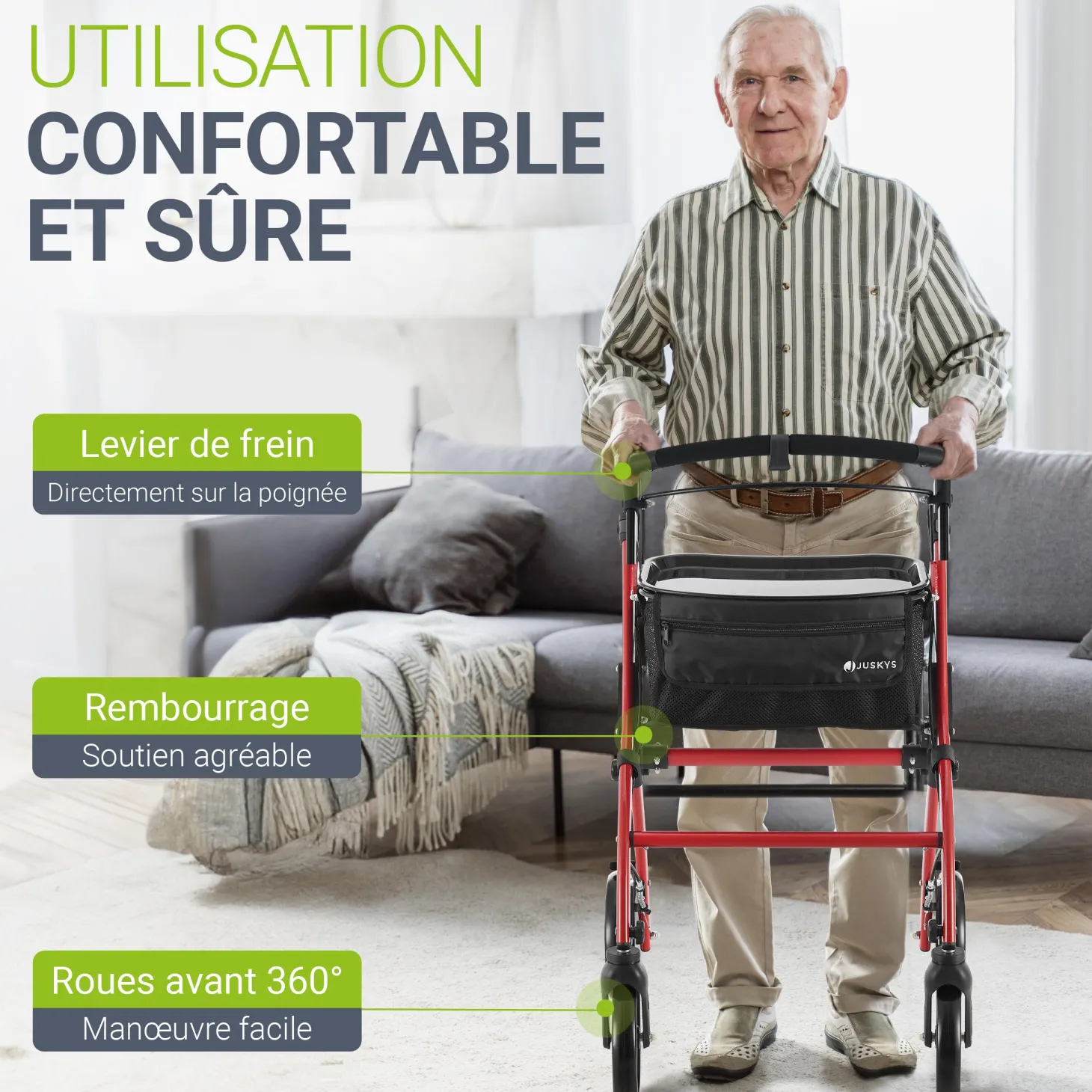 Rollator für die Wohnung