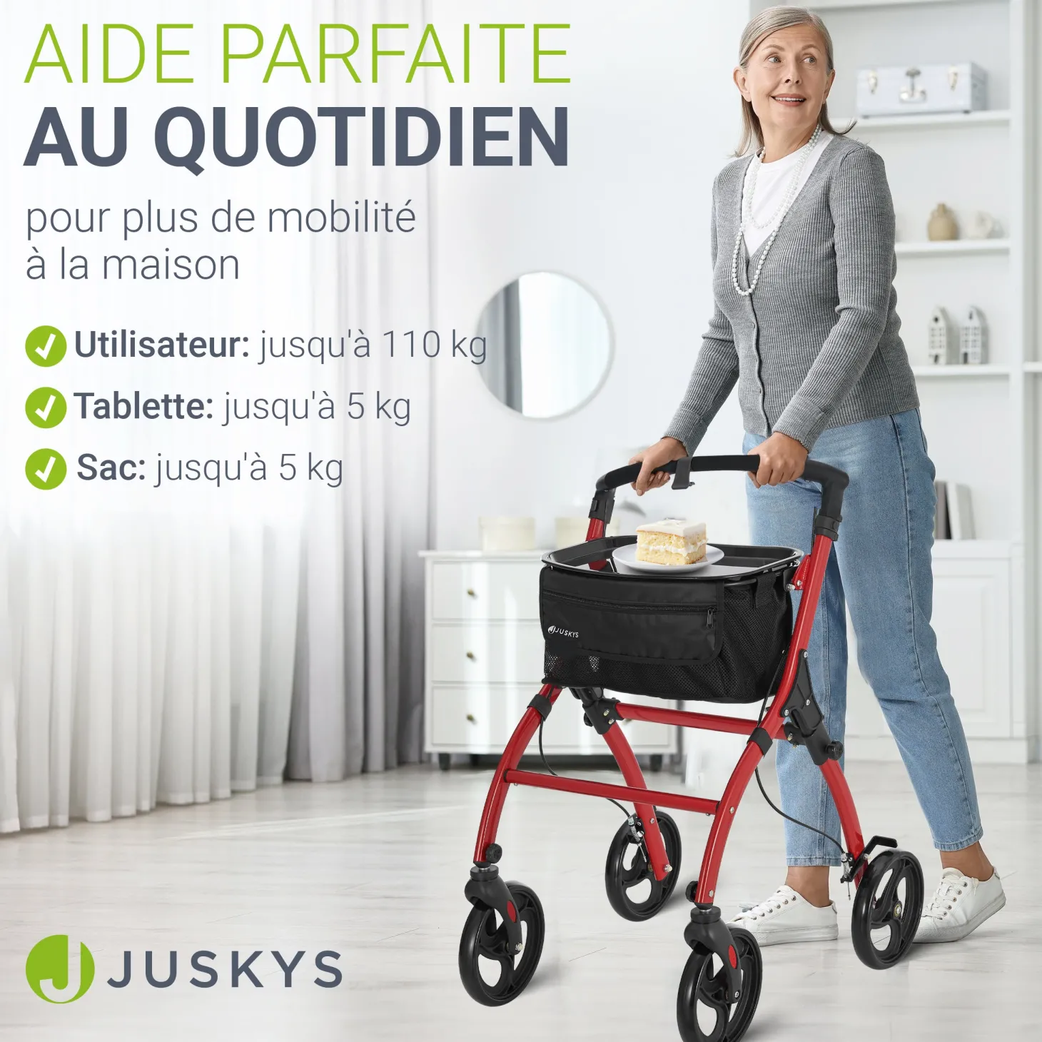 Rollator für die Wohnung