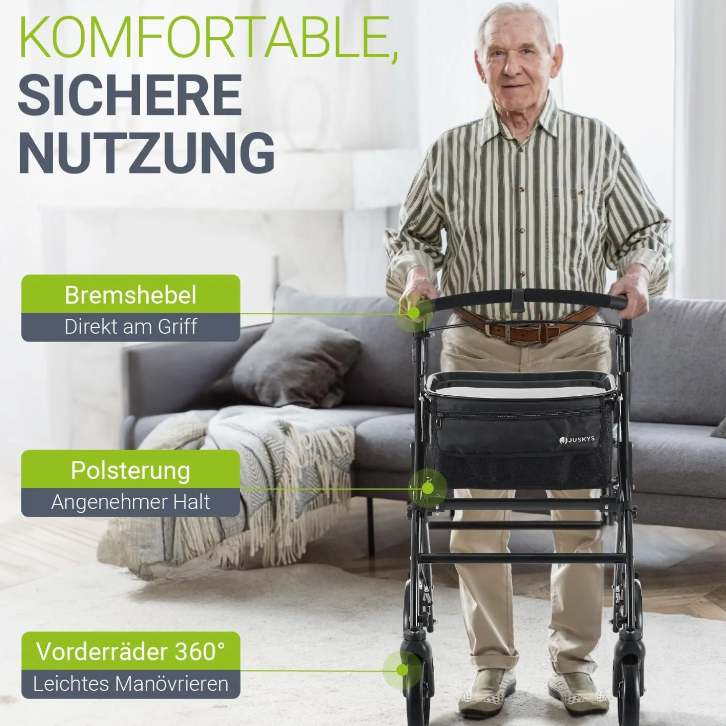 Rollator für die Wohnung