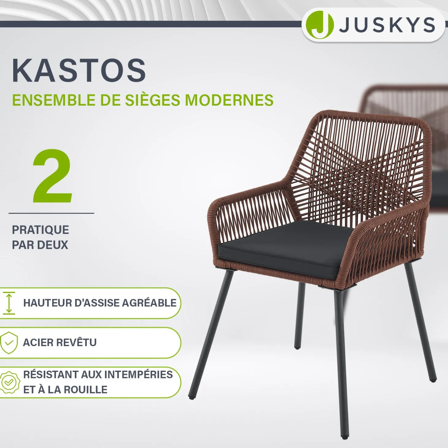 Rope Gartenstühle Kastos