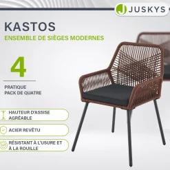 Rope Gartenstühle Kastos