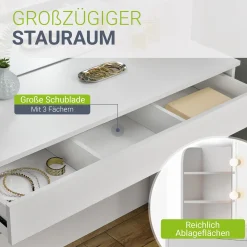 Schminktisch Bella mit Hocker Melly