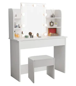 Schminktisch Bella mit Hocker Melly