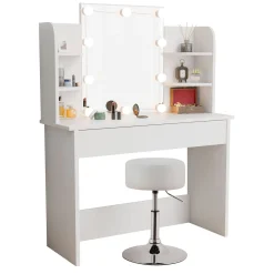 Schminktisch Bella mit Hocker Tonia