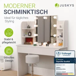 Schminktisch Bella mit LED Beleuchtung