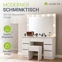 Schminktisch mit Spiegel Lilia