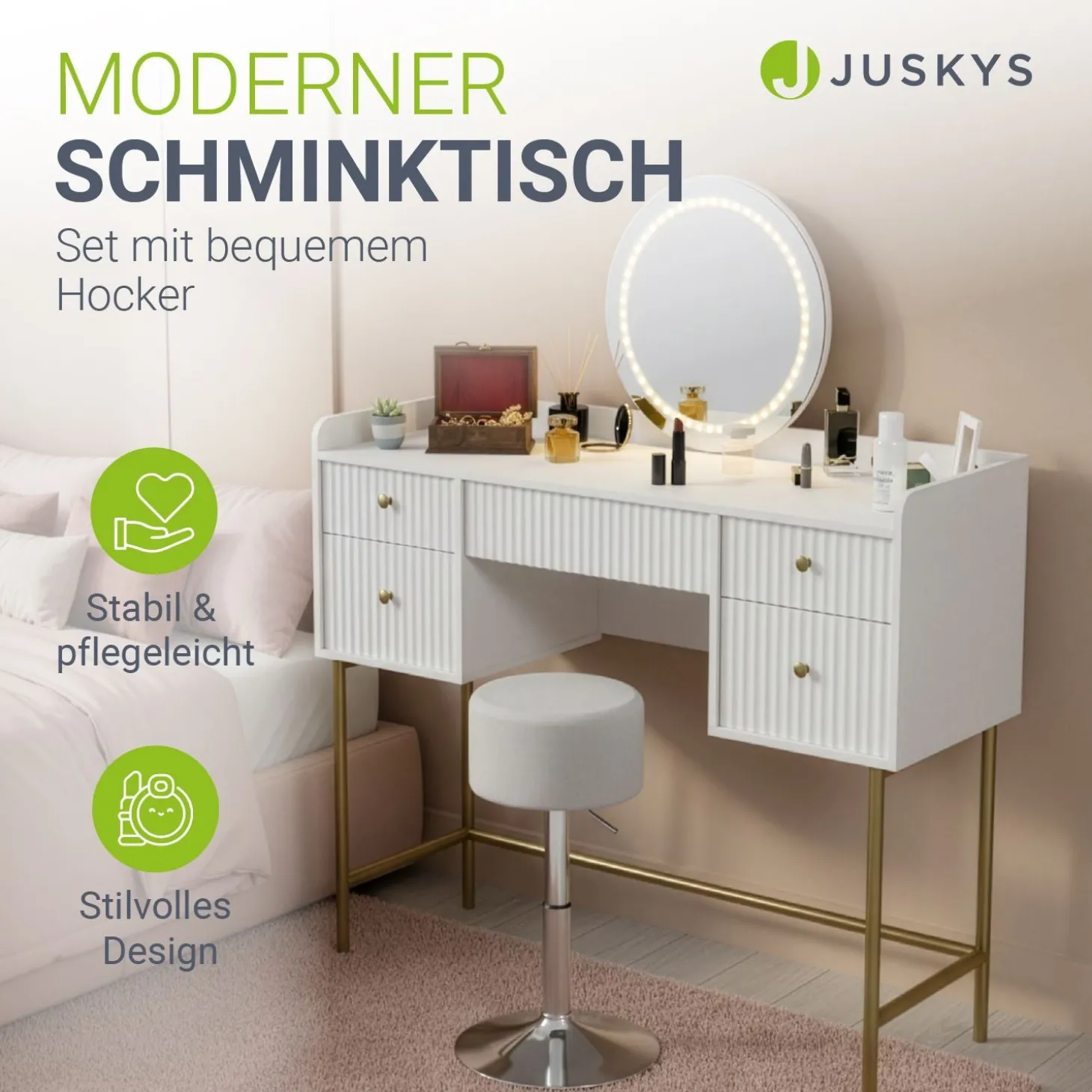 Schminktisch mit Spiegel Samira