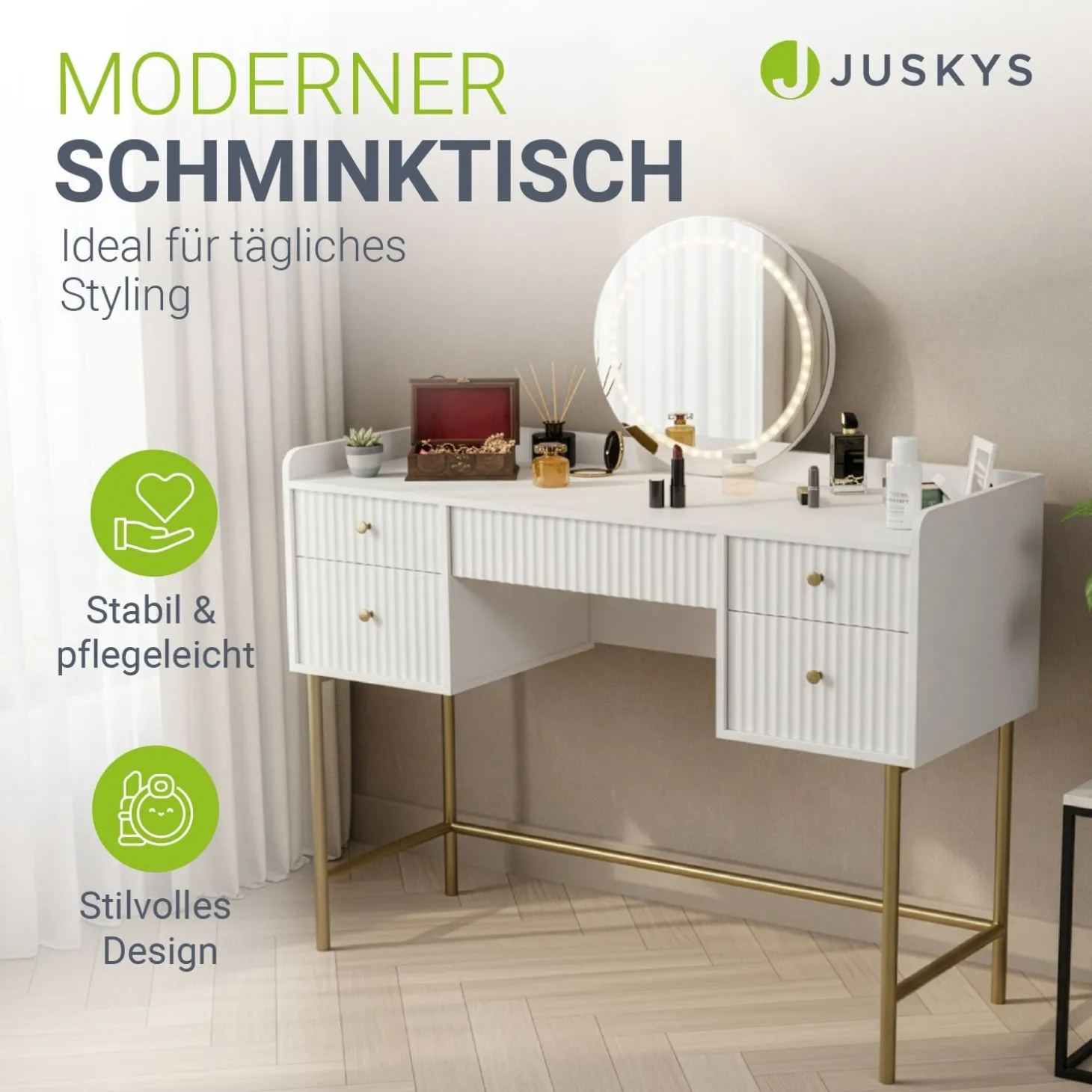 Schminktisch mit Spiegel Samira