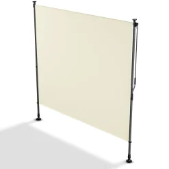Senkrechtmarkise Barbados 100 x 310 cm - grau