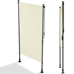 Senkrechtmarkise Barbados 100 x 310 cm - grau