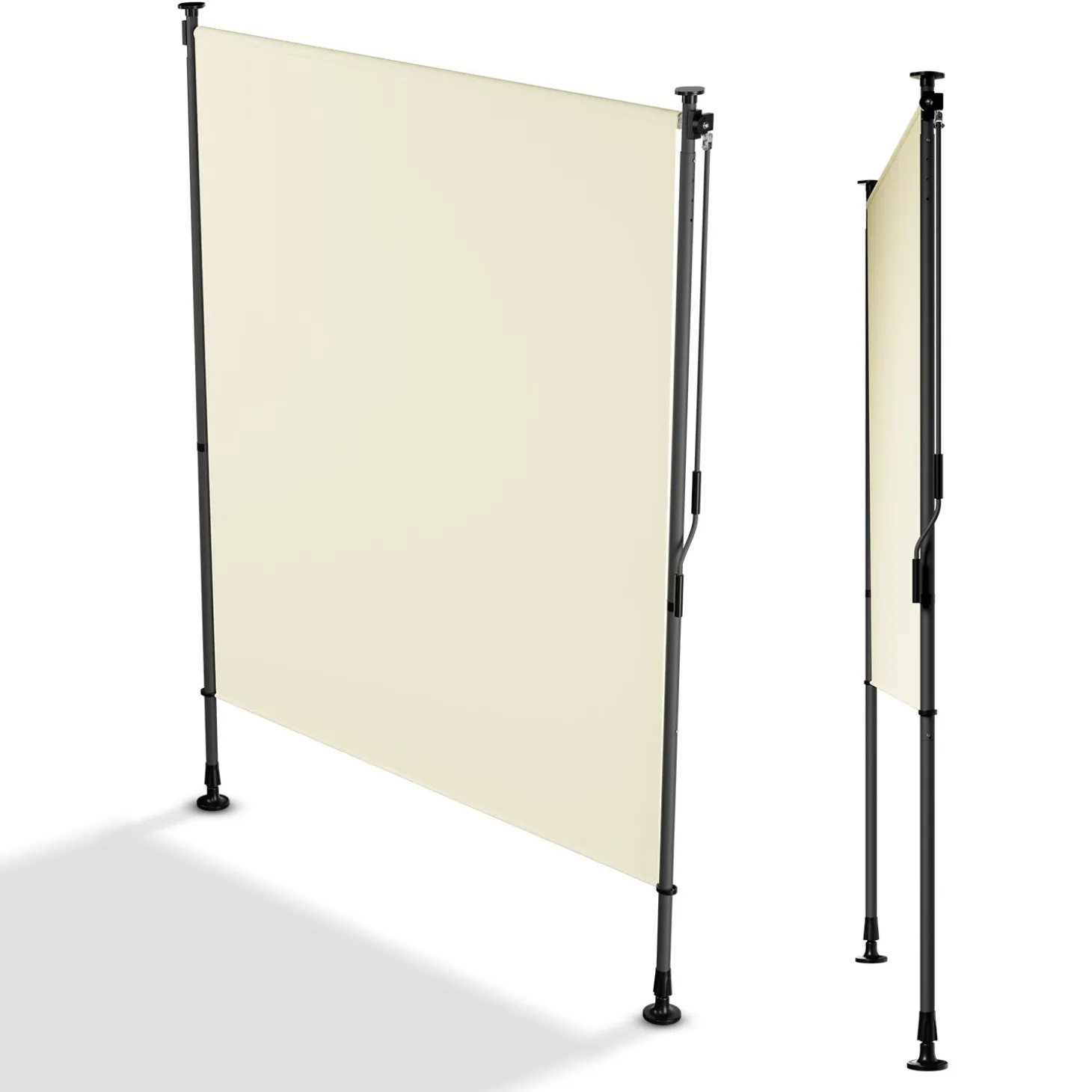 Senkrechtmarkise Barbados 100 x 310 cm - grau
